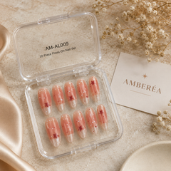 Petal Glow Cat-Eye Press-On Nails