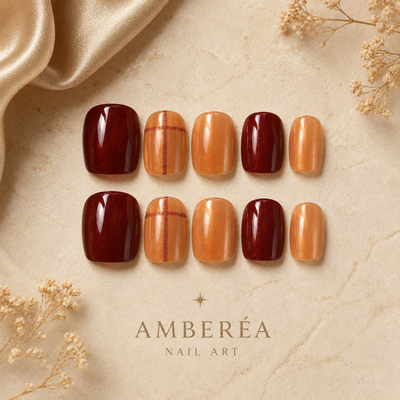 Pearl Blush Shimmer Press-On Nails