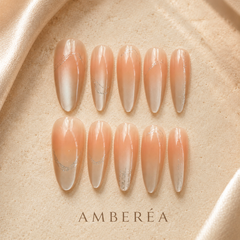 Champagne Veil Cat-Eye Press-On Nails