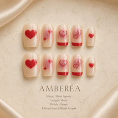 Red Heart French Press-On Nails