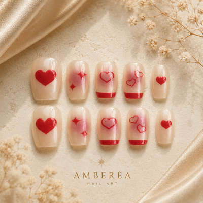 Red Heart French Press-On Nails