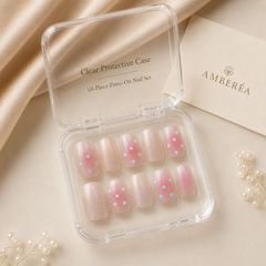 Soft Polka Dot Press-On Nails