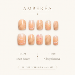 Soft Pink Shimmer Press-On Nails