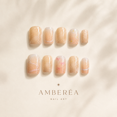 Soft Pink Shimmer Press-On Nails