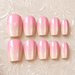 Pink Pearl Ombre Press-On Nails