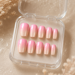 Pink Pearl Ombre Press-On Nails