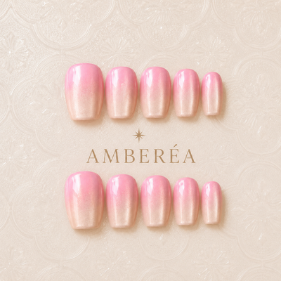 Pink Pearl Ombre Press-On Nails
