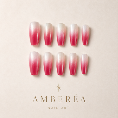 Blossom Pink Pearl Ombre Press-On Nails