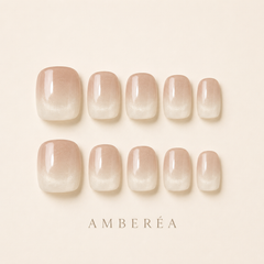 Pearl Nude Ombre Press-On Nails