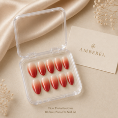 Coral Pearl Ombre Press-On Nails