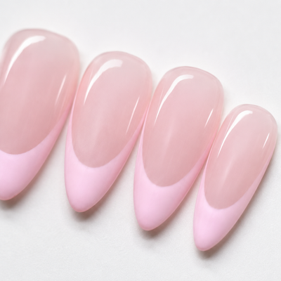 Pink French Tip Press-On Nails