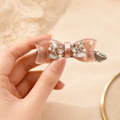 Luxury Crystal Pearl Hair Clips Set | Floral Rhinestone Barrettes for Women – AMBERÉA
