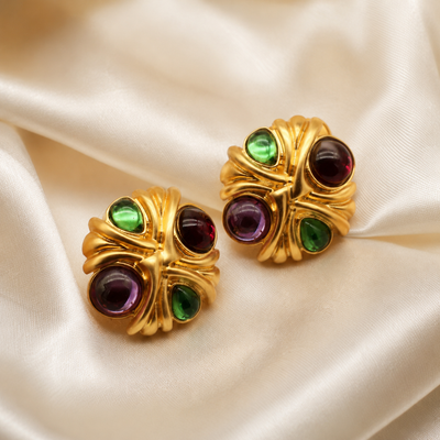Vintage Gold-Tone Earrings