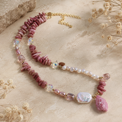 Rose Garden Stone & Pearl Set