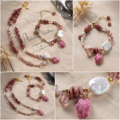 Rose Garden Stone & Pearl Set