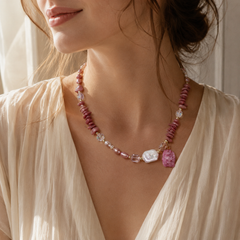 Rose Garden Stone & Pearl Set