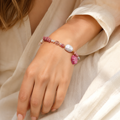 Rose Garden Stone & Pearl Set
