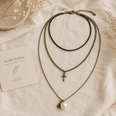 Noir Heritage Layered Necklace