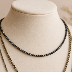 Noir Heritage Layered Necklace