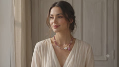 Rose Garden Stone & Pearl Set